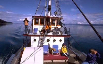 Alaska-at-eye-level a boat on the water