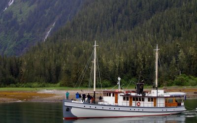 westward-northbound a boat on the water