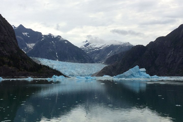 glaciers on the water