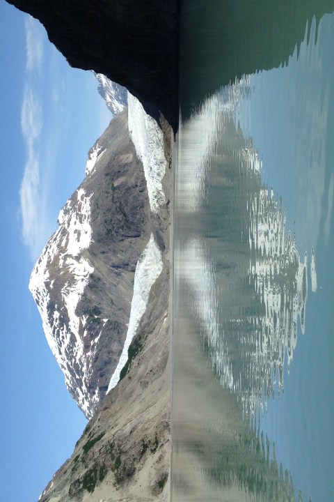 a view of the mountain